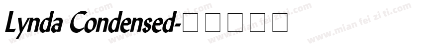 Lynda Condensed字体转换